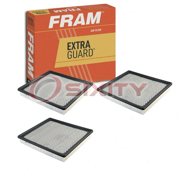 3 pc FRAM CA11251 Extra Guard Air Filters for 70367N A670C P250566 PMA-11-2212 Intake Inlet Manifold Fuel Delivery Filters Fits select: 2013-2015 CHEVROLET MALIBU, 2014-2020 CHEVROLET IMPALA