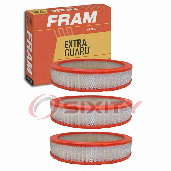 3 pc FRAM CA327 Extra Guard Air Filters for A1212C AE4939 AF4939 AF894 AZA113 CA4361 N32 Intake Inlet Manifold Fuel Delivery Filters Fits select: 1969-1978 CHEVROLET CAMARO, 1969-1972 CHEVROLET C10