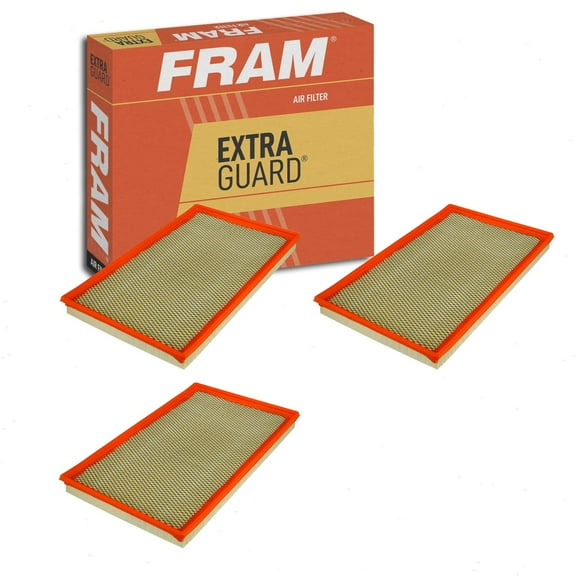 3 pc FRAM CA7007 Extra Guard Air Filters for 114500-003E 38-2006 6538 94538 AF2187 RE45828 Intake Inlet Manifold Fuel Delivery Filters