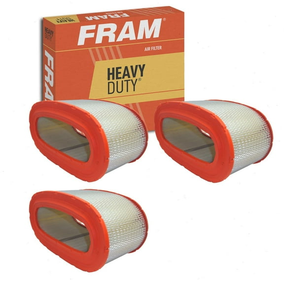 3 pc FRAM CA7438 Heavy Duty Air Filters for 25099849 33-2072 A1236C AF1236 AF25742 MB-906051 Intake Inlet Manifold Fuel Delivery Filters