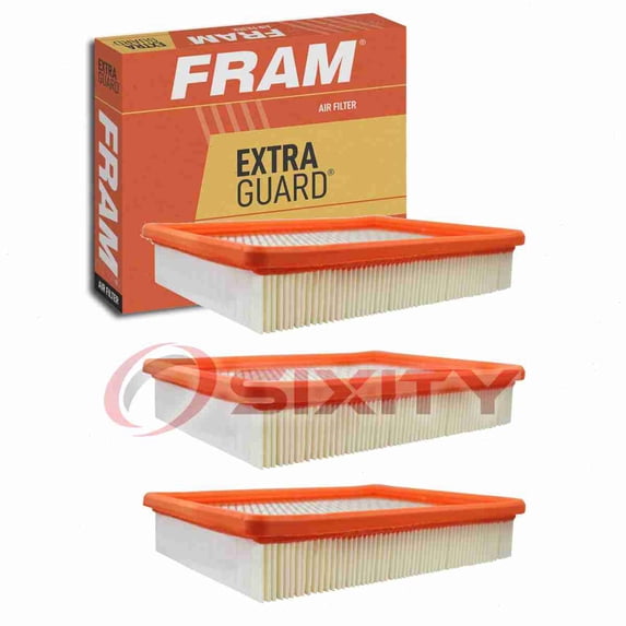 3 pc FRAM CA7597 Extra Guard Air Filters for 3595519-M1 3I-1441 A45160 AF2273 CH12881 P606959 PA2861 Intake Inlet Manifold Fuel Delivery Filters Fits select: 2004-2008 CHEVROLET MALIBU