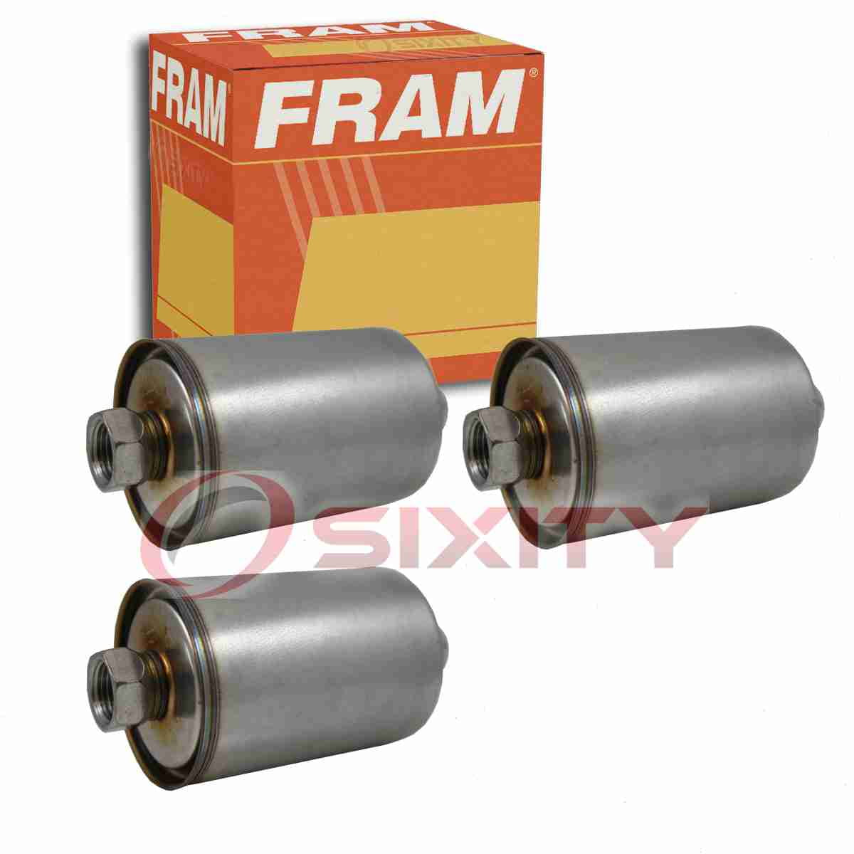 3 pc FRAM G3727 Fuel Filters for 2330011090 FF636 G6371 GF254 GF660