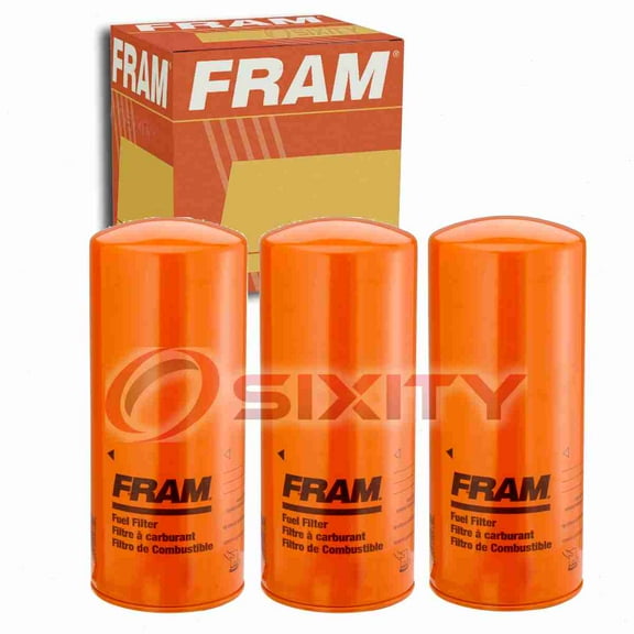 3 pc FRAM P3376 Fuel Filters for 1491 156-0214 5009 BT8834-MPG L491 TP928L Gas Pump Line Air Delivery Filters