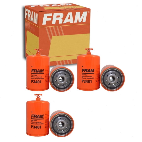 3 pc FRAM P3401 Fuel Filters for 1959599C2 3I-1591 6599194 FF4005 FF847 TP1200 Gas Pump Line Air Delivery Filters