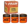 thumbnail image 1 of 3 pc FRAM PH3387A Extra Guard Engine Oil Filters for 523541 63796-77A A16 LF600 PF1786 PH7022 Oil Change Lubricant Filters Fits select: 2005-2009 CHEVROLET EQUINOX, 1977-2005 BUICK LESABRE, 1 of 2