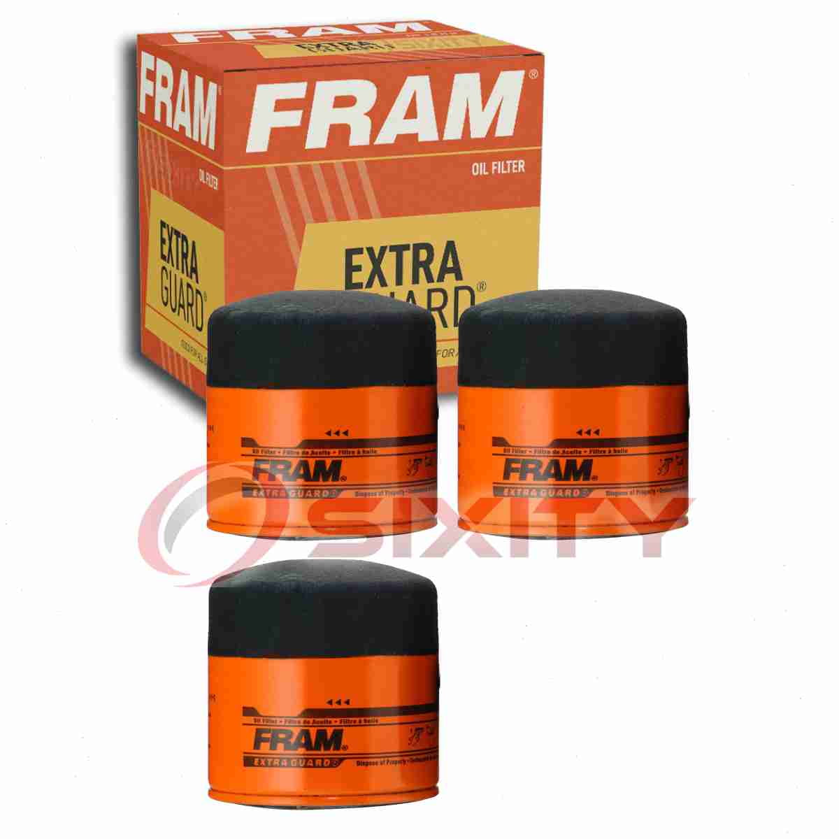 3 pc FRAM PH9688 Extra Guard Engine Oil Filters for 24346 3I1288