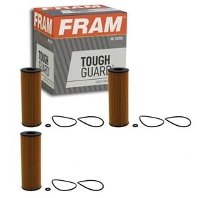3 pc FRAM TG11955 Tough Guard Engine Oil Filters for PBL24651 PSL24651 Oil Change Lubricant Filters