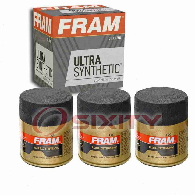 3 pc FRAM XG7317 Ultra Engine Oil Filters for 46986 6986BP B23142M CB33