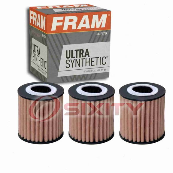 3 pc FRAM XG9641 Ultra Engine Oil Filters for 6976BP B43160M CB35 Oil Change Lubricant Filters Fits select: 2005-2009 FORD ESCAPE, 2006-2009 FORD FUSION