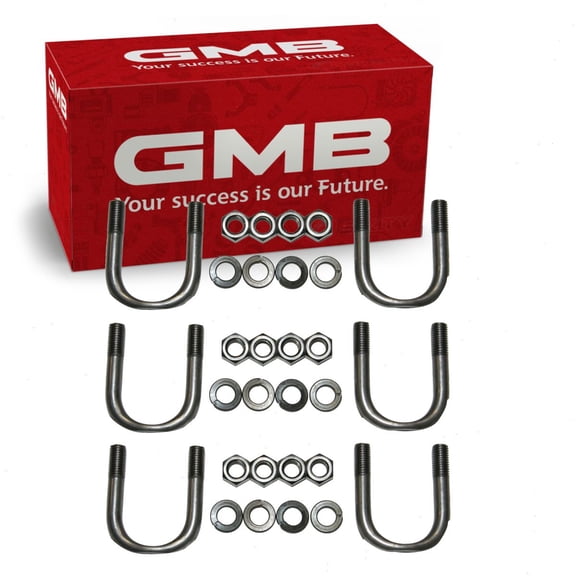 3 pc GMB Rear Shaft All Universal Joint U-Bolt Kits compatible with Ford Escape 2001-2012