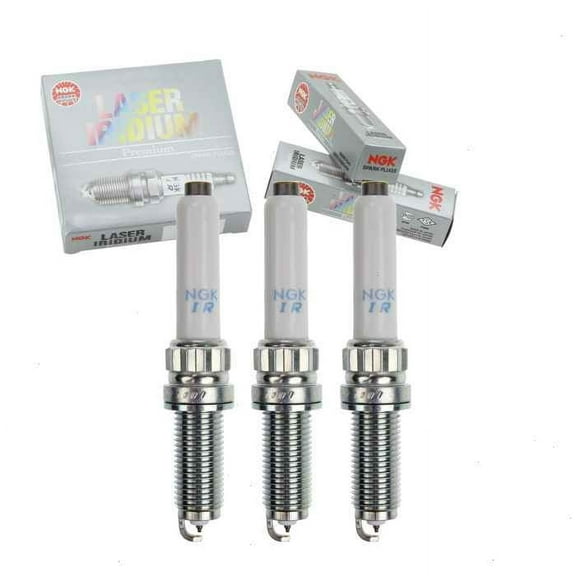 3 pc NGK Laser Iridium Spark Plugs compatible with Mini Cooper 1.5L L3 2014-2019