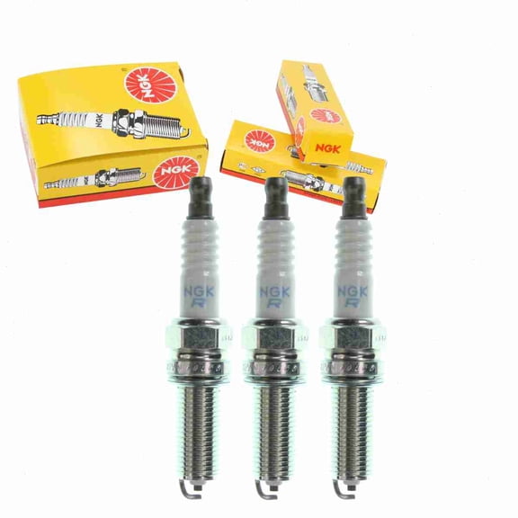 3 pc NGK Standard Spark Plugs compatible with Smart Fortwo 1.0L L3 2008-2015