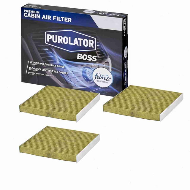 3 pc Purolator BOSS PBC35519 Cabin Air Filters for HVAC Heating
