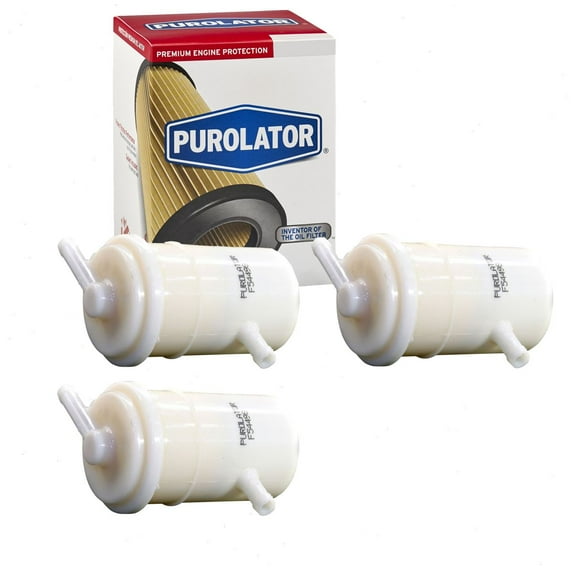 3 pc Purolator F54498 Fuel Filters for 043-0903 15410-80000 25175544 33387 3387 86387 95387 ALG-757 BF1150 FF-21 FF510 FF5218 FF637 FT5300 G121-1 G2932 G6459 G6459DP GF1060 GF168 GF187 GF666 LG2932