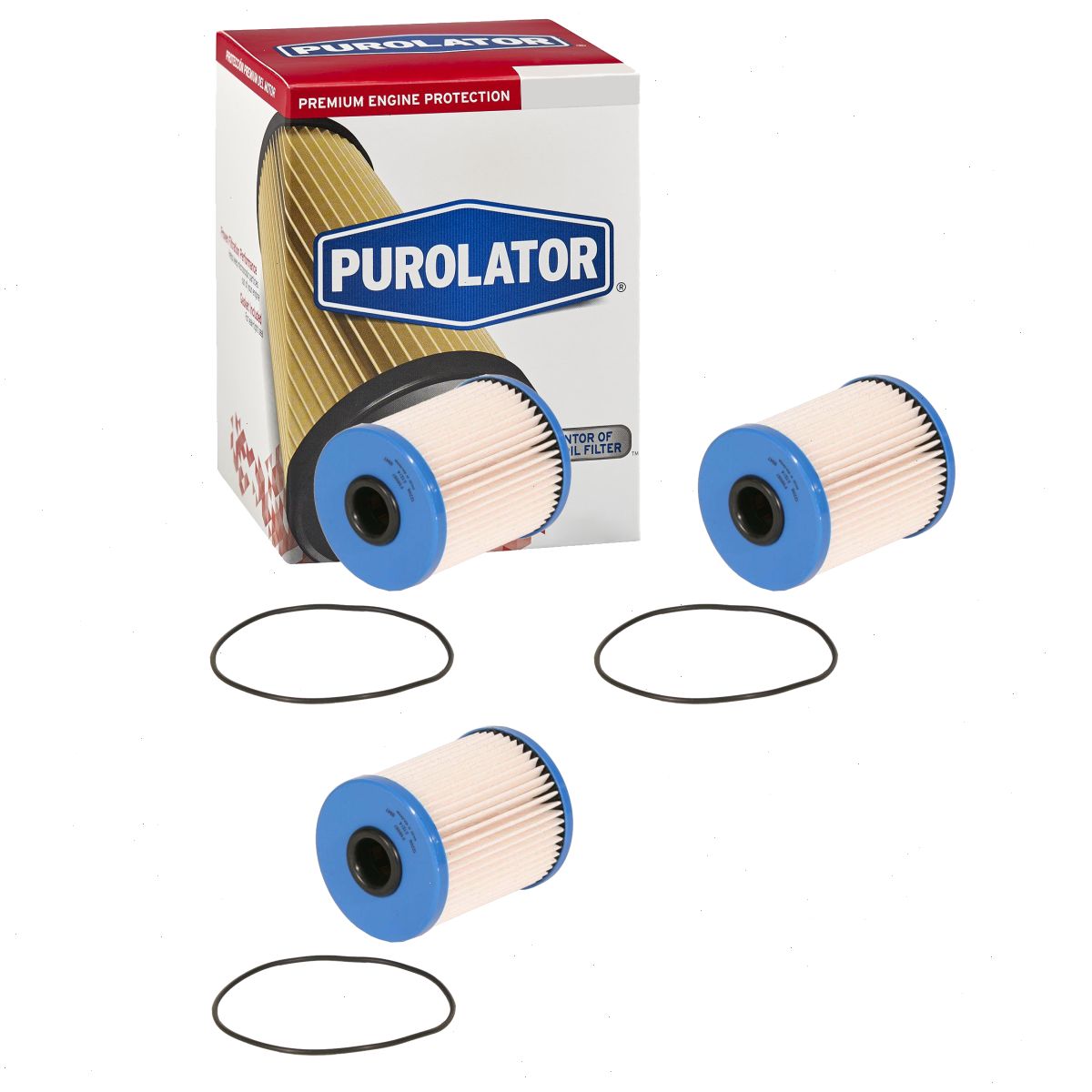 3 pc Purolator F56097 Fuel Filters for 33585XE 4935205 68001914AA ...