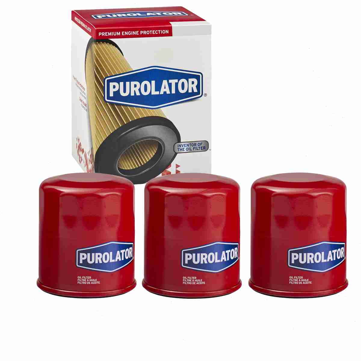 3 pc Purolator L14476 Engine Oil Filters for 154 61394 Oil Change