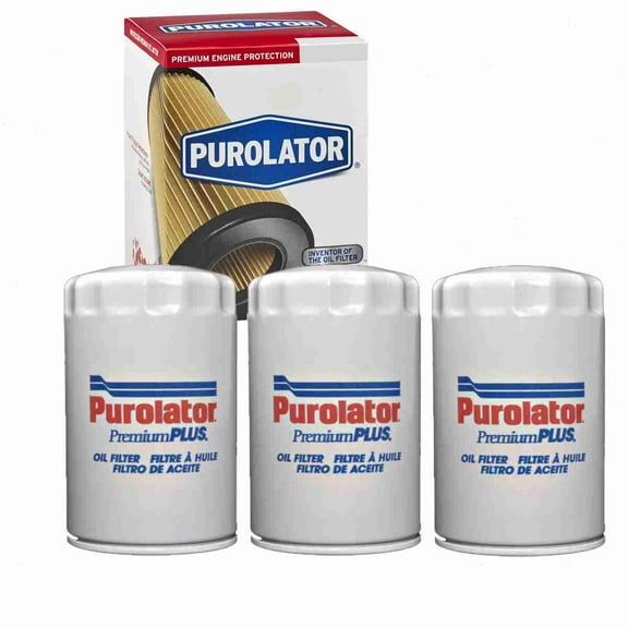 3 pc Purolator L25230 Engine Oil Filters for 169 61315 Oil Change Lubricant Filters Fits select: 2005 JEEP LIBERTY