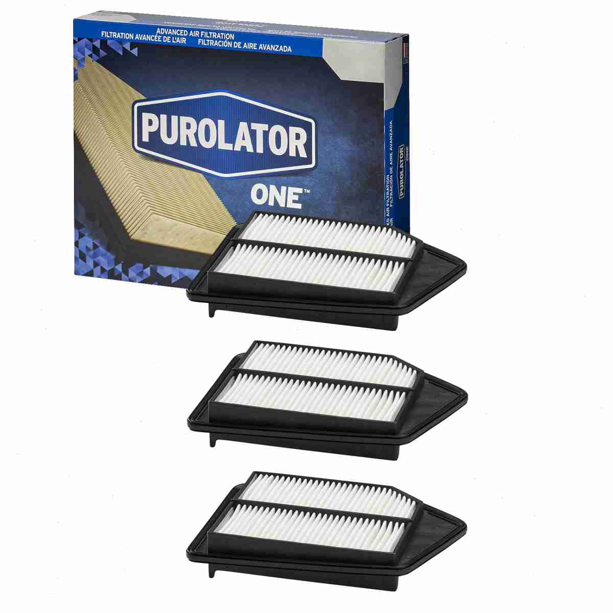3 pc Purolator ONE A26282 Air Filters for Intake Inlet Manifold Fuel