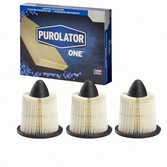 3 pc Purolator ONE A34879 Air Filters for 330 66416 66659 Intake Inlet Manifold Fuel Delivery Filters Fits select: 1995-1997 FORD RANGER, 1996-2003 FORD WINDSTAR