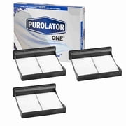 3 pc Purolator ONE C36115 Cabin Air Filters for 987 HVAC Heating Ventilation Air Conditioning Vent Filters Fits select 2009-2018 SUBARU FORESTER, 2019 SUBARU CROSSTREK