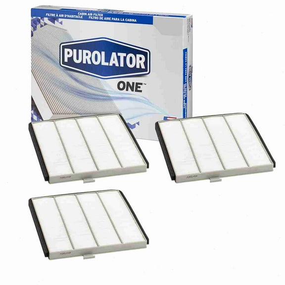 3 pc Purolator ONE C45459 Cabin Air Filters for 94897 HVAC Heating Ventilation Air Conditioning Vent Filters Fits select: 2003-2008 HONDA PILOT, 1999-2004 HONDA ODYSSEY