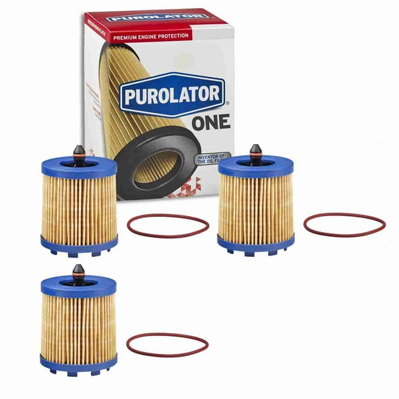 3 pc Purolator ONE PL15436 Engine Oil Filters for Oil Change Lubricant Filters Fits select: 2010-2017 CHEVROLET EQUINOX, 2004-2014 CHEVROLET MALIBU