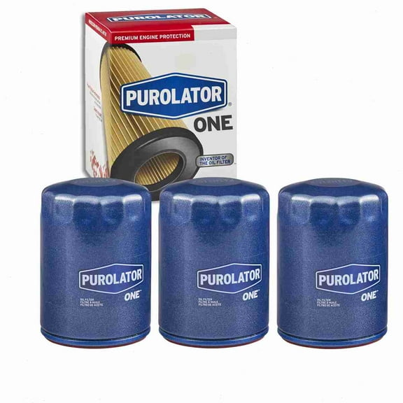 3 pc Purolator ONE PL25288 Engine Oil Filters for Oil Change Lubricant Filters Fits select: 1999-2002 CHEVROLET SILVERADO, 2006-2011 CHEVROLET IMPALA