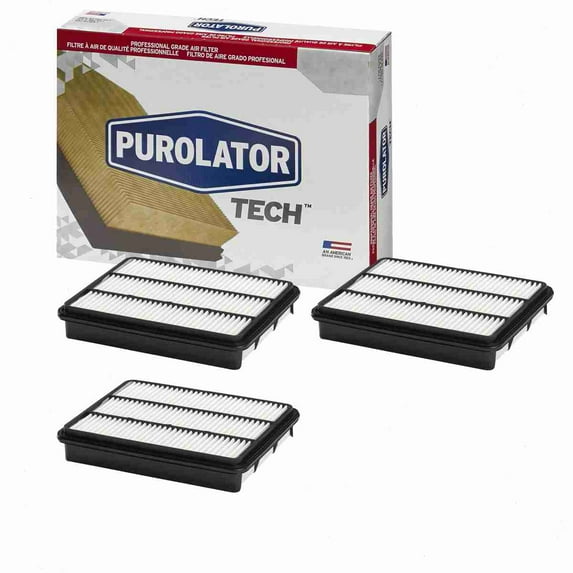 3 pc Purolator TECH TA35305 Air Filters for 143-2083 17801-07010 17801-50040 22476 22479 2476 2479 33-2144 42476 42479 61942476 62476 87476 87479 8918 93476 93479 A2047C A5305 A7938 AE8918 AF1061