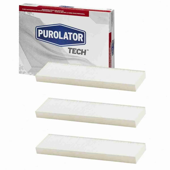 3 pc Purolator TECH TC25490 Cabin Air Filters for 19161734 224872 22665802 24872 453-2021 4872 61624872 89031232 89872 96872 AF1206 ALC-5312 AQ1047 C25490 C25490P CAF1762 CAF5490 CAF7762 CCF7762
