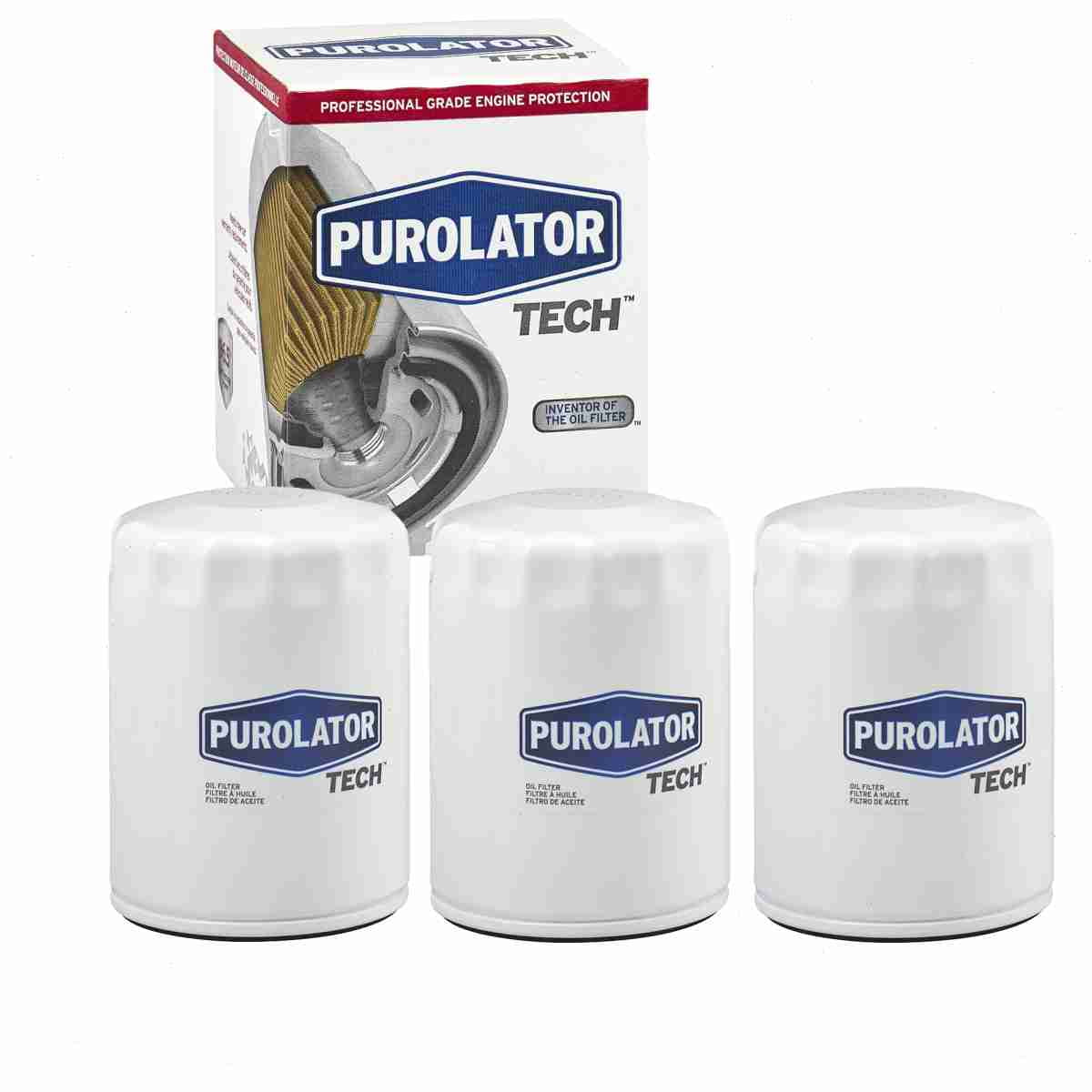 3 pc Purolator TECH TL15317 Engine Oil Filters for 041-8175 1228 21228 51228 61228 61851228 85228 91228 92228 96 JV 6714 AA AL5618 B1435 CF510 CF510AP COS5618 EAZ 1354 FP5618 GL15317 GP-457 HL5618