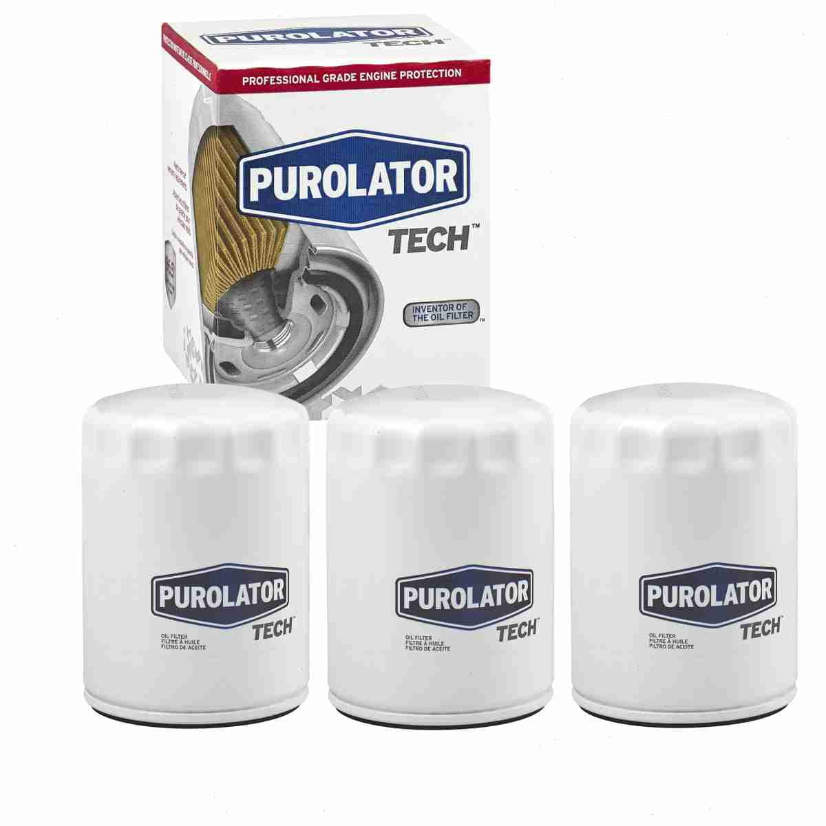 6 pc Purolator TECH TL22500 Engine Oil Filters for 100255 12690385 127 19330000 19330001 2100255 27045 27045MP 27502 27502MP 37045 37502 4100255 47045