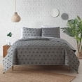 thumbnail image 1 of 3 pc. Solid Eyelash Quilt Set - Mudd - Full/Queen, 1 of 4