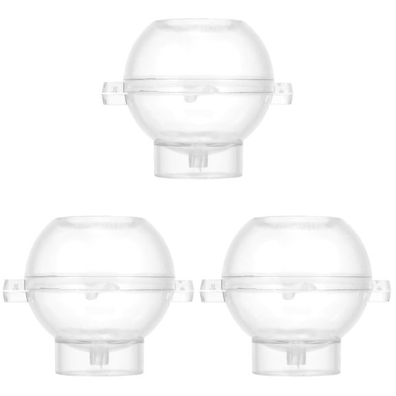 3-Piece 3D Sphere Silicone Candle Mold Set Non-Stick for Aromatherapy and Candle Making Crafts