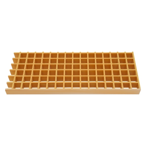 3 pcs 61*24*3.8frp Fiberglass Drain Grate, High Strength Outdoor Trench Cover, Non-Slip Industrial Staircase Cover,Stair treads,Roof Tread
