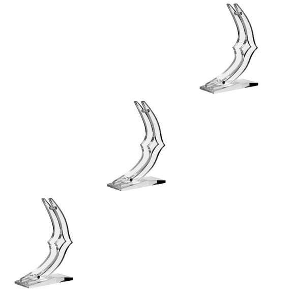 3 pcs  Artistic Rose Flower Display Stand Rose Stem Transparent Supporter