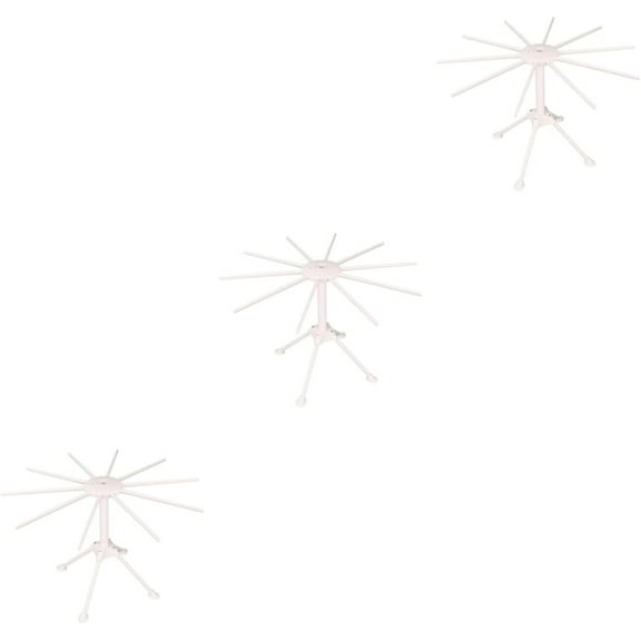 3 pcs Fresh Drying Collapsible Noodles Rack Hanger Hanging Dryer Pasta Folding for Dry with Quickly Home Handmade Use Stand Paghetti Noodle Holder Foldable Spaghetti