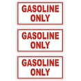 thumbnail image 1 of 3 pcs Gasoline Only Vinyl Decal | Sticker | Label Fuel Gas Door Label Weatherproof, 1 of 3