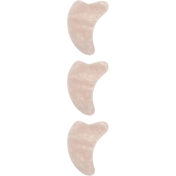 3 pcs Jade Facial Scraping Board Body Gua Sha Board Practical Massaging Board