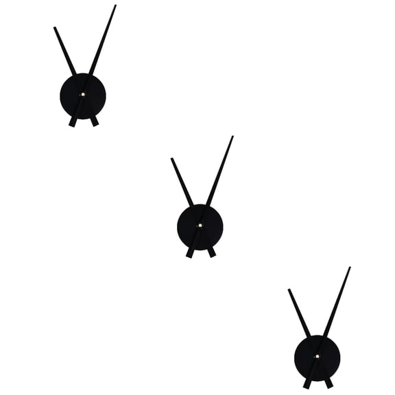3 pcs Mute Clock Pointer Plate Clock Movement Mechanism Accessories Clock Parts