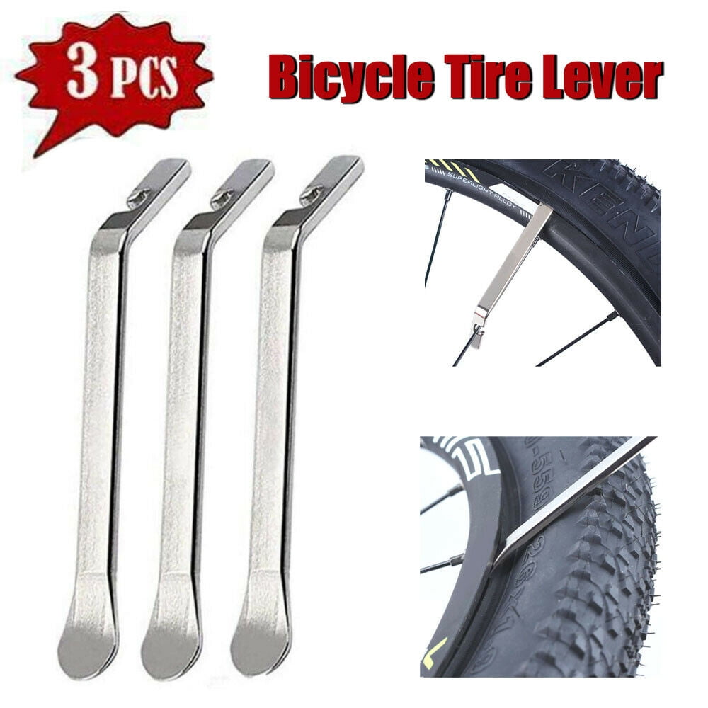 3 pcs Premium Bicycle Tire Lever Tyre Spoon Iron Changing Tool,Bike