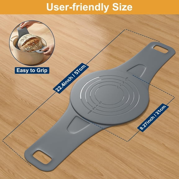 3 pcs Silicone Baking Mat, Non-Stick Dough Liner, Heat Resistant Bread Release Pad for Oven Use and Household Baking Tools