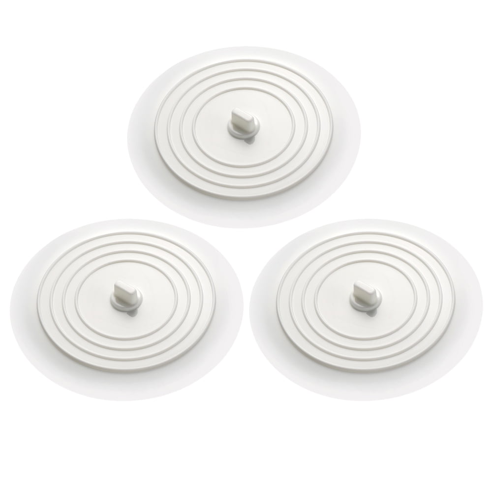 3 pcs Silicone Drain Plug Kitchen Sink Stopper Bathroom Bathtub Stopper