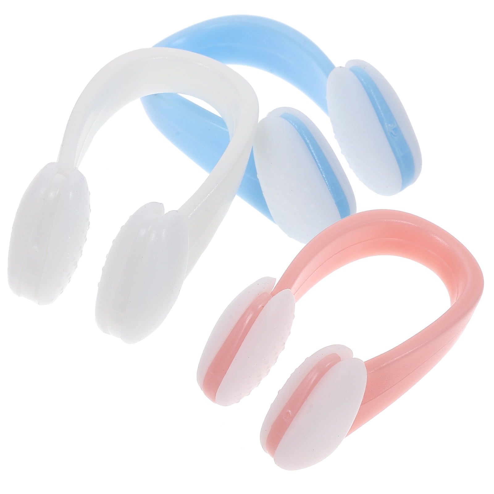 3 pcs Silicone Swimming Nose Clips Kids Swim Nose Plugs Adult Swimming Nose Plugs