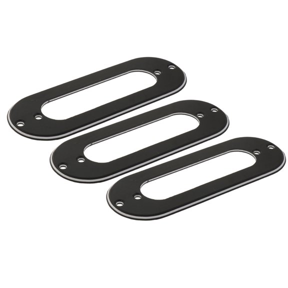 3 pcs Single Pickup Frame Mount For St Guitar Parts Black