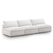 3 pcs Sofa Sectional, Brown, Fabric, Living Room Lounge Cafe Lobby Hospitality Restaurant, Modern Contemporary, HB37462