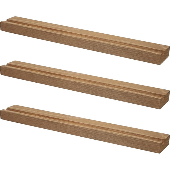 3 pcs Wooden Vinyl Record Display Rack Wall Mounted Vinyl Record Bracket Wood Vinyl Record Display Holder