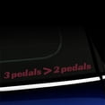 thumbnail image 1 of 3 pedals are greater than 2 pedals - Vinyl Decal - Choose Color - [BURGUNDY], 1 of 1