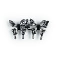 thumbnail image 1 of 3 per Pack Metal Material No Sew Jean Buttons Tighten Buckles, Detachable Waist Body Fit  Waist Tightener For Women's Skirts, Pants, Jeans, Pant, 1 of 9