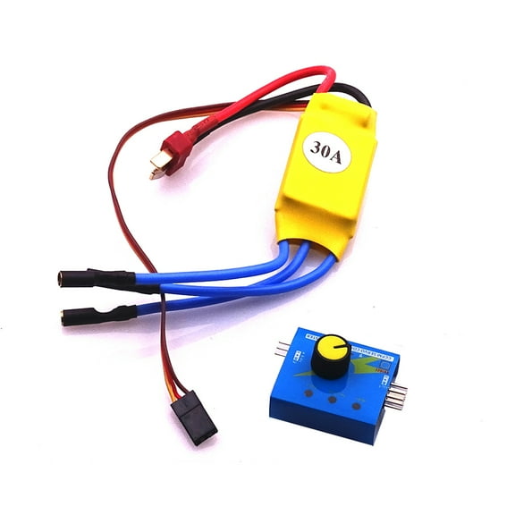 3-phase High-Power Brushless Motor Speed Controller, DC 12V 30A PWM Brushless Motor Speed Controller Driver with Server Test Motor Regulator