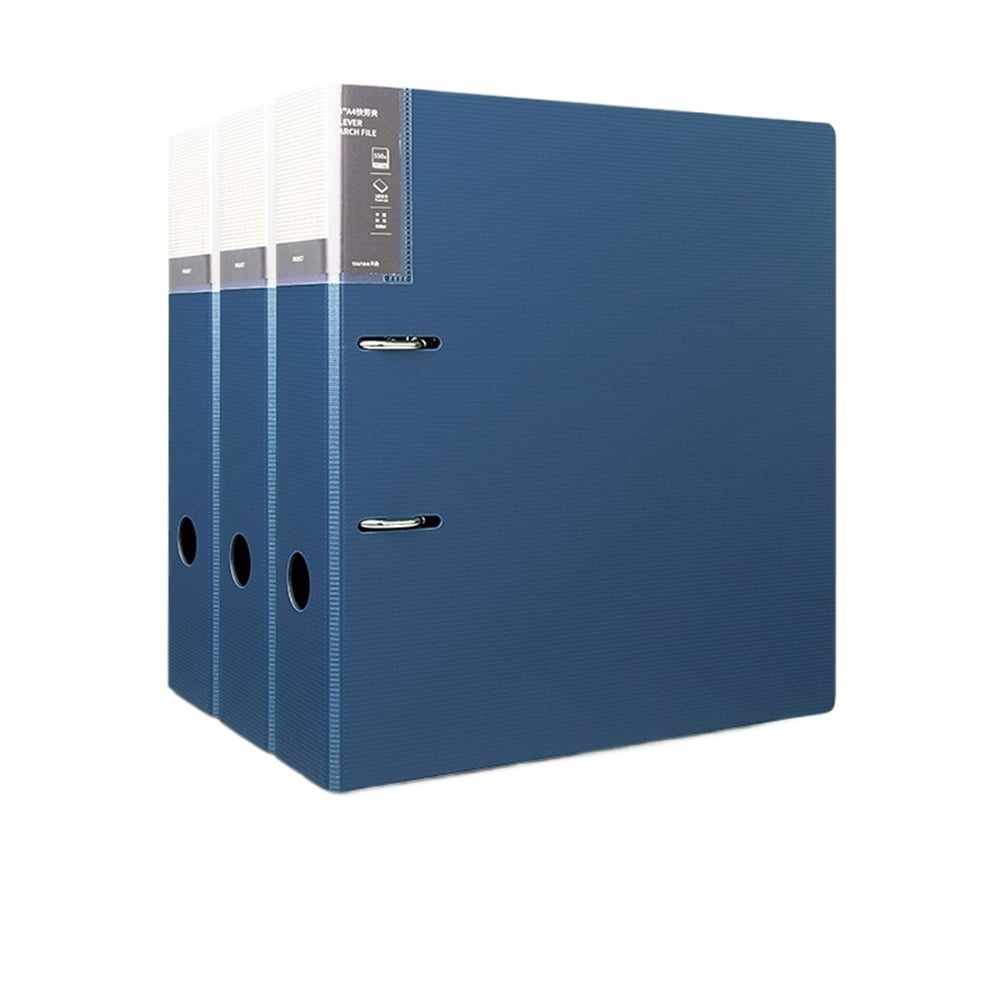 3-piece A4 Perforated File Folder 2-hole Data Sheet Detachable Archive ...